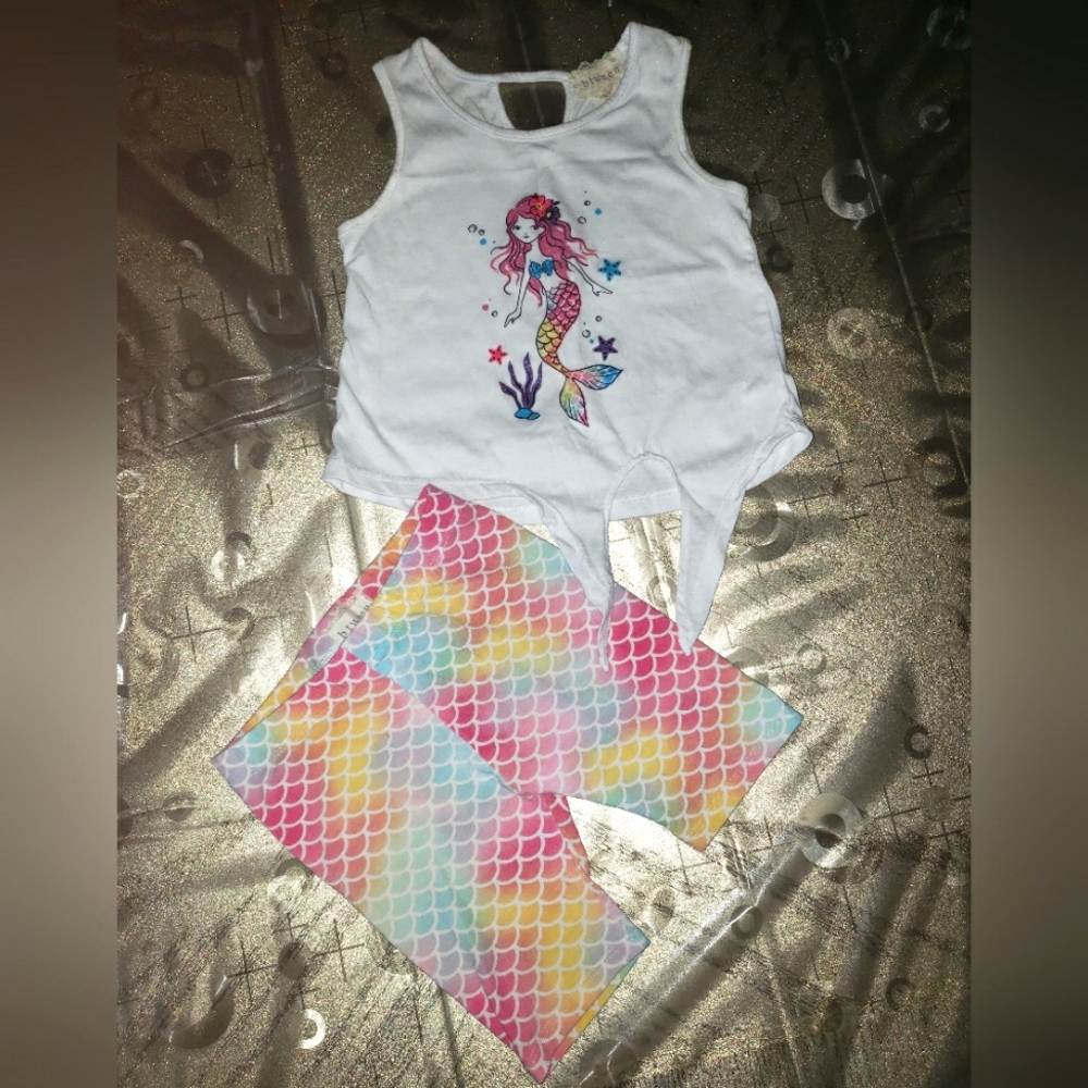 Mermaid 2 piece set, sz 6